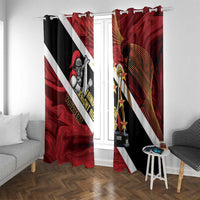 Trinidad and Tobago Cricket Personalized Window Curtain Trinbago Knight Riders Champions Trophy - Wonder Print Shop