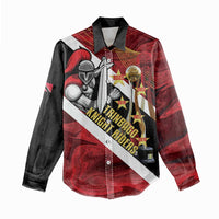 Trinidad and Tobago Cricket Personalized Women Casual Shirt Trinbago Knight Riders Champions Trophy - Wonder Print Shop
