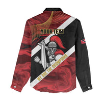 Trinidad and Tobago Cricket Personalized Women Casual Shirt Trinbago Knight Riders Champions Trophy - Wonder Print Shop
