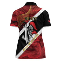 Trinidad and Tobago Cricket Personalized Women Polo Shirt Trinbago Knight Riders Champions Trophy - Wonder Print Shop
