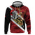 Trinidad and Tobago Cricket Personalized Zip Hoodie Trinbago Knight Riders Champions Trophy - Wonder Print Shop