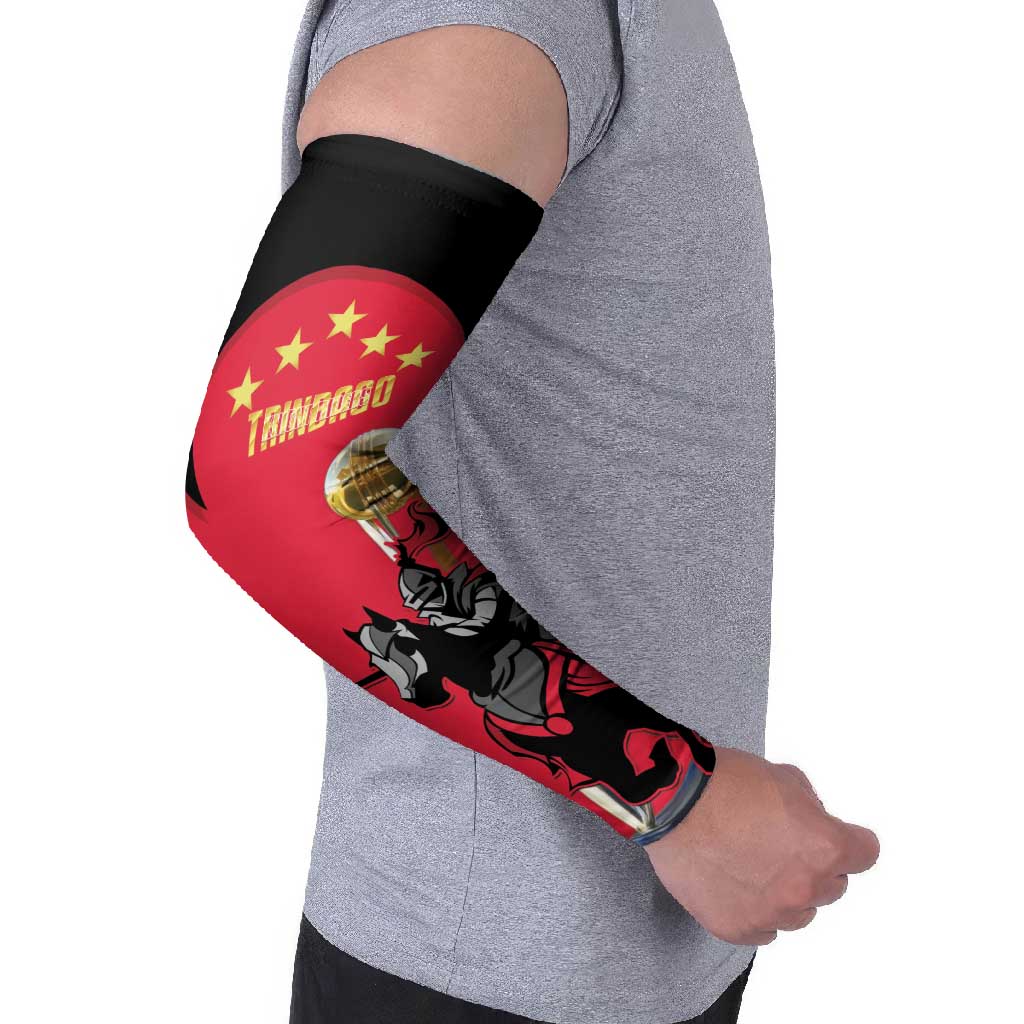 Trinidad and Tobago Cricket Personalized Arm Sleeves Trinbago Knight Riders 5th Champions Proud - Wonder Print Shop