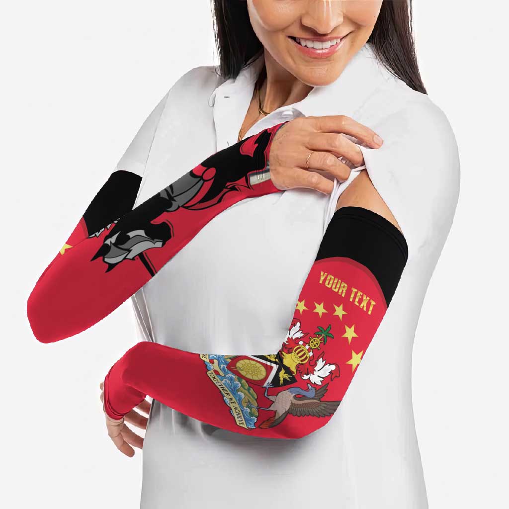 Trinidad and Tobago Cricket Personalized Arm Sleeves Trinbago Knight Riders 5th Champions Proud - Wonder Print Shop