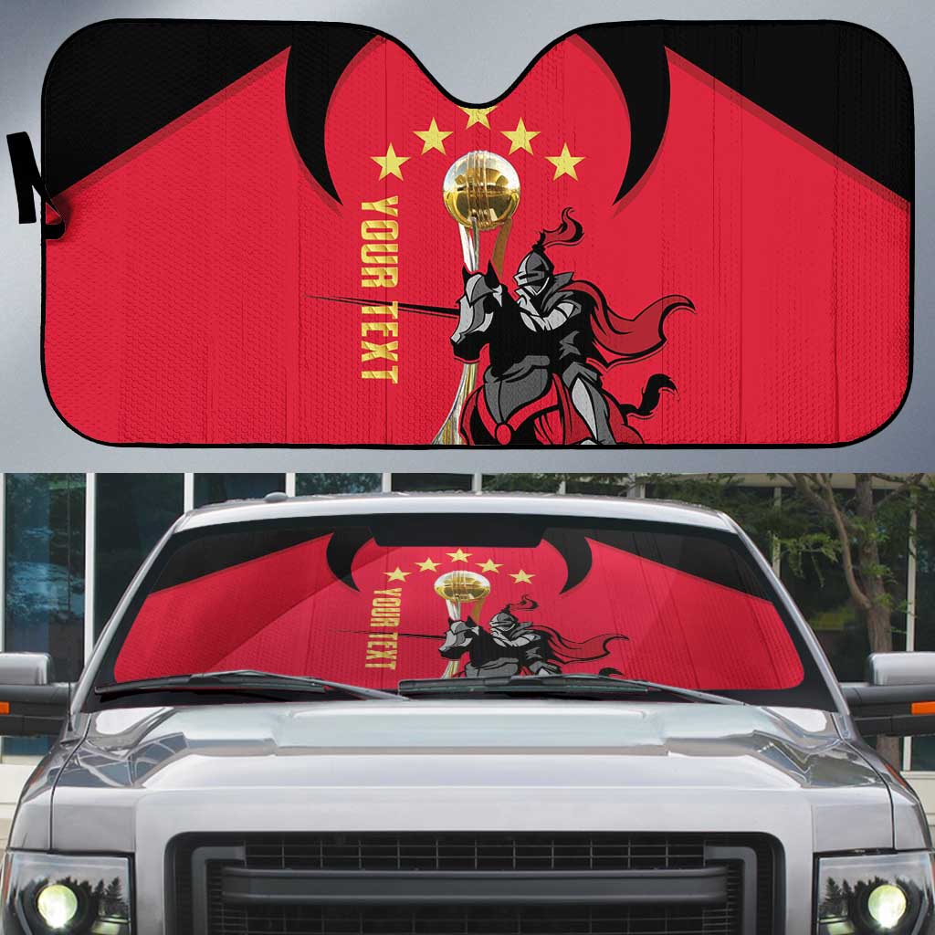 Trinidad and Tobago Cricket Personalized Auto Sun Shade Trinbago Knight Riders 5th Champions Proud - Wonder Print Shop