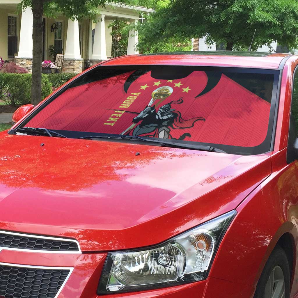 Trinidad and Tobago Cricket Personalized Auto Sun Shade Trinbago Knight Riders 5th Champions Proud - Wonder Print Shop