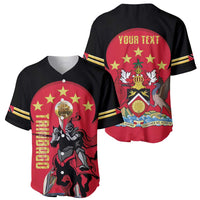 Trinidad and Tobago Cricket Personalized Baseball Jersey Trinbago Knight Riders 5th Champions Proud - Wonder Print Shop