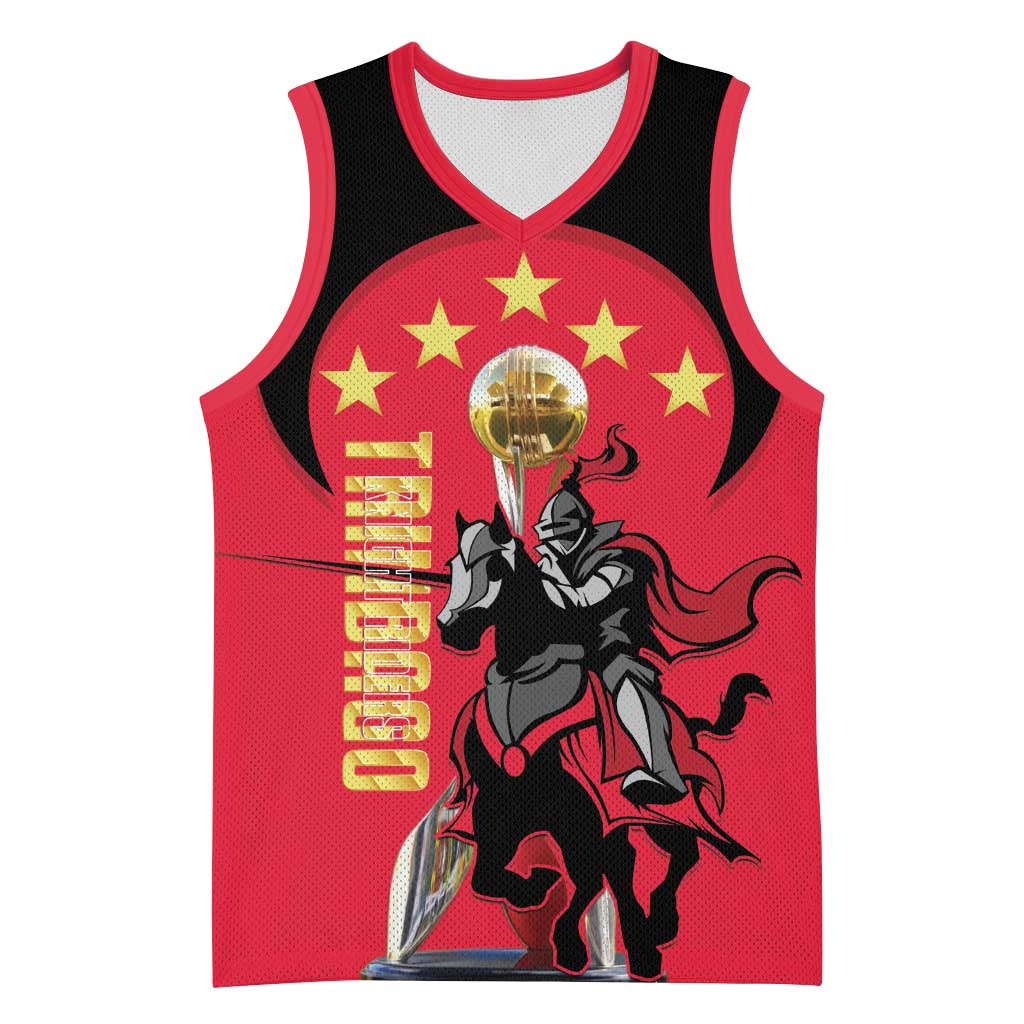 Trinidad and Tobago Cricket Personalized Basketball Jersey Trinbago Knight Riders 5th Champions Proud - Wonder Print Shop