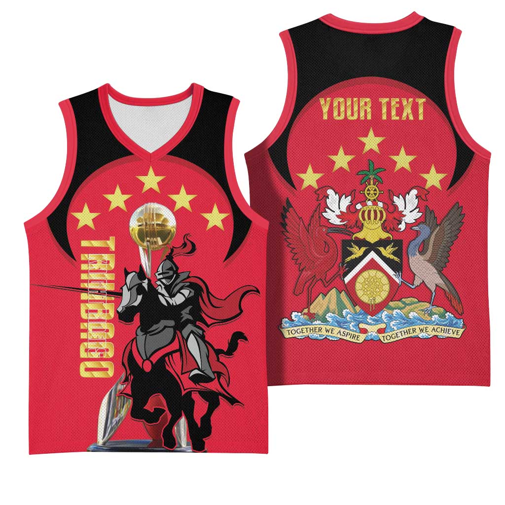 Trinidad and Tobago Cricket Personalized Basketball Jersey Trinbago Knight Riders 5th Champions Proud - Wonder Print Shop