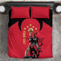 Trinidad and Tobago Cricket Personalized Bedding Set Trinbago Knight Riders 5th Champions Proud - Wonder Print Shop