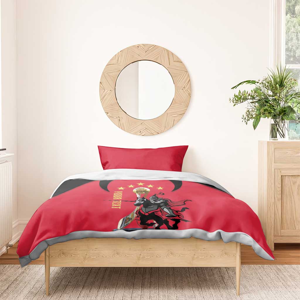 Trinidad and Tobago Cricket Personalized Bedding Set Trinbago Knight Riders 5th Champions Proud - Wonder Print Shop