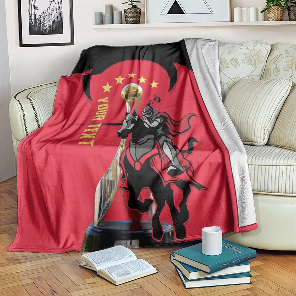 Trinidad and Tobago Cricket Personalized Blanket Trinbago Knight Riders 5th Champions Proud - Wonder Print Shop