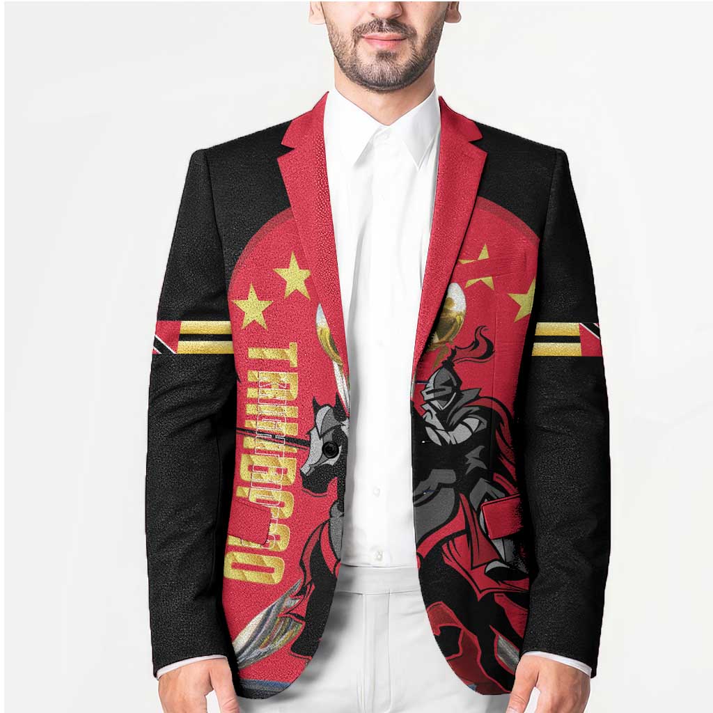 Trinidad and Tobago Cricket Personalized Blazer Trinbago Knight Riders 5th Champions Proud - Wonder Print Shop