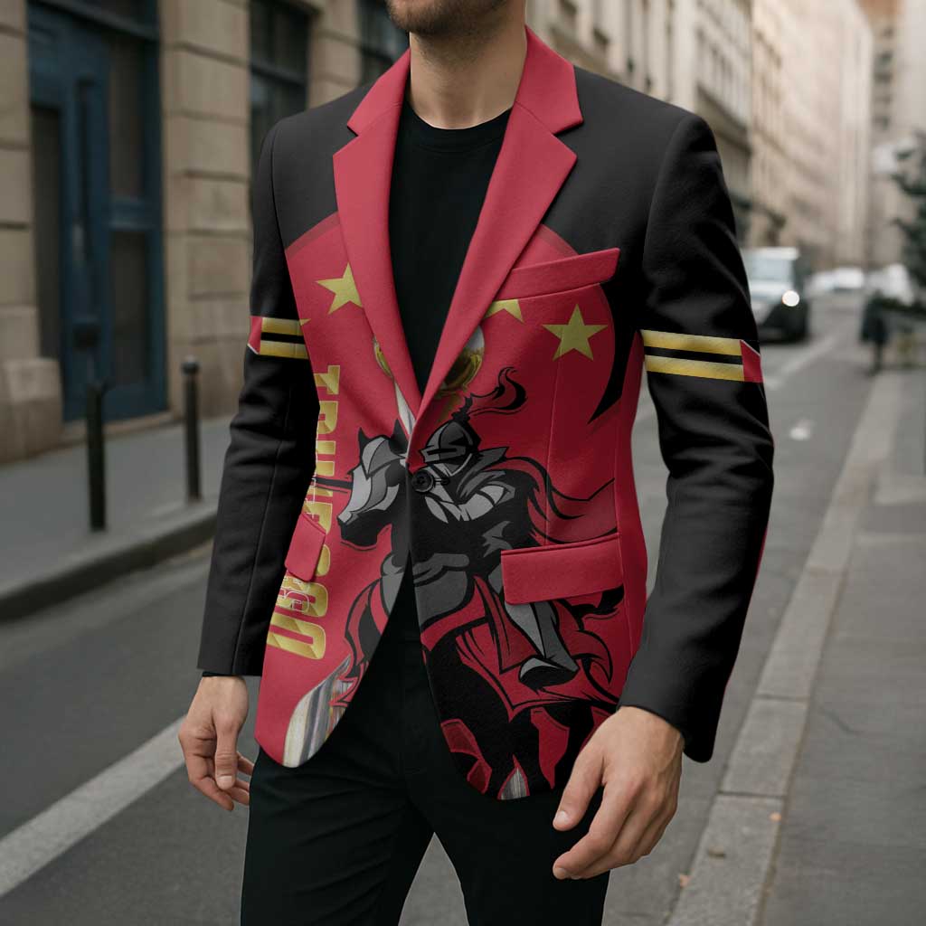 Trinidad and Tobago Cricket Personalized Blazer Trinbago Knight Riders 5th Champions Proud - Wonder Print Shop