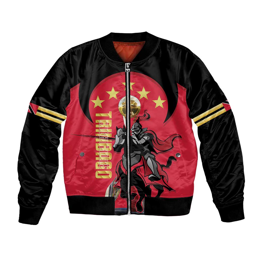 Trinidad and Tobago Cricket Personalized Bomber Jacket Trinbago Knight Riders 5th Champions Proud - Wonder Print Shop