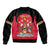 Trinidad and Tobago Cricket Personalized Bomber Jacket Trinbago Knight Riders 5th Champions Proud - Wonder Print Shop