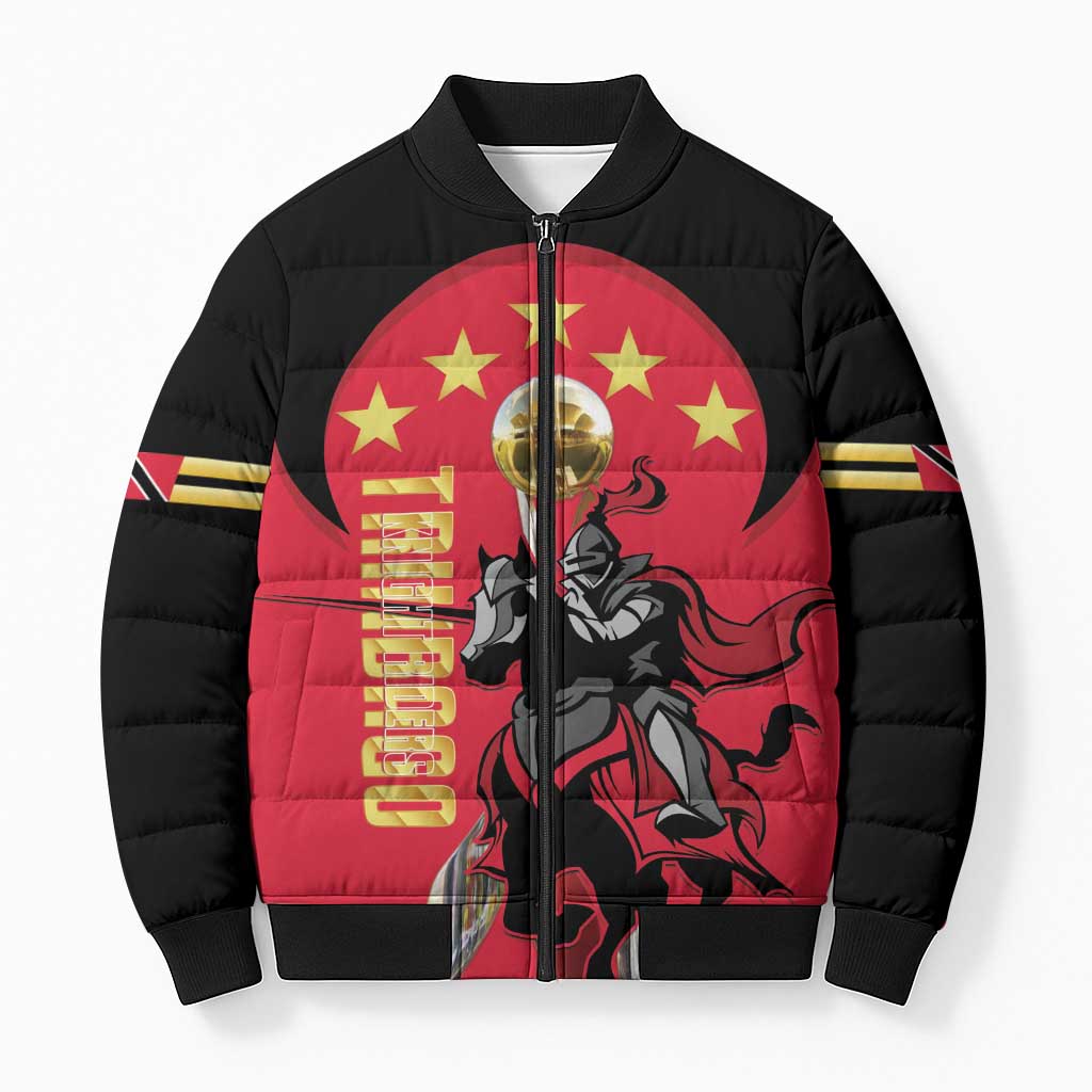 Trinidad and Tobago Cricket Personalized Bomber Puffer Jacket Trinbago Knight Riders 5th Champions Proud - Wonder Print Shop