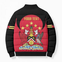 Trinidad and Tobago Cricket Personalized Bomber Puffer Jacket Trinbago Knight Riders 5th Champions Proud - Wonder Print Shop