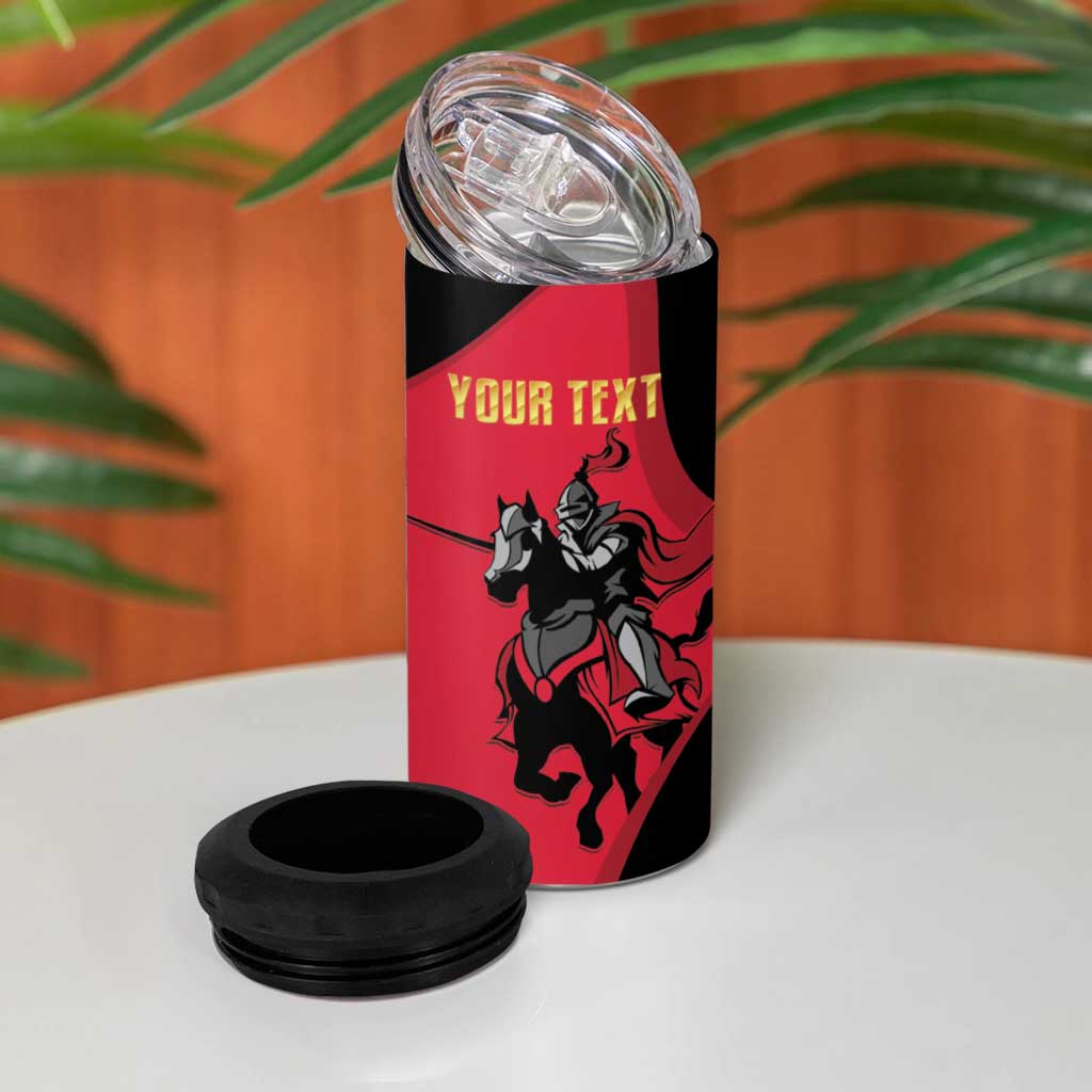 Trinidad and Tobago Cricket Personalized 4 in 1 Can Cooler Tumbler Trinbago Knight Riders 5th Champions Proud - Wonder Print Shop