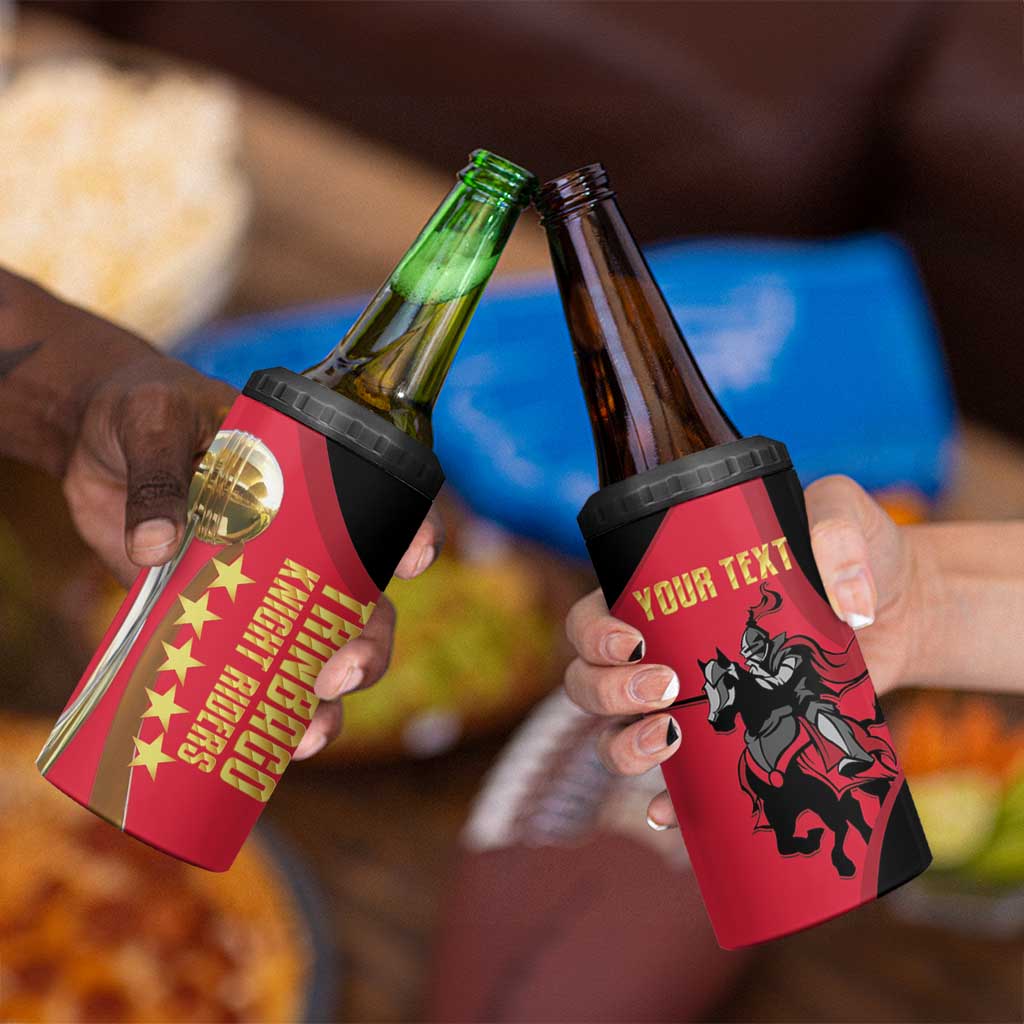 Trinidad and Tobago Cricket Personalized 4 in 1 Can Cooler Tumbler Trinbago Knight Riders 5th Champions Proud - Wonder Print Shop