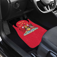 Trinidad and Tobago Cricket Personalized Car Mats Trinbago Knight Riders 5th Champions Proud - Wonder Print Shop