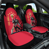 Trinidad and Tobago Cricket Personalized Car Seat Cover Trinbago Knight Riders 5th Champions Proud - Wonder Print Shop