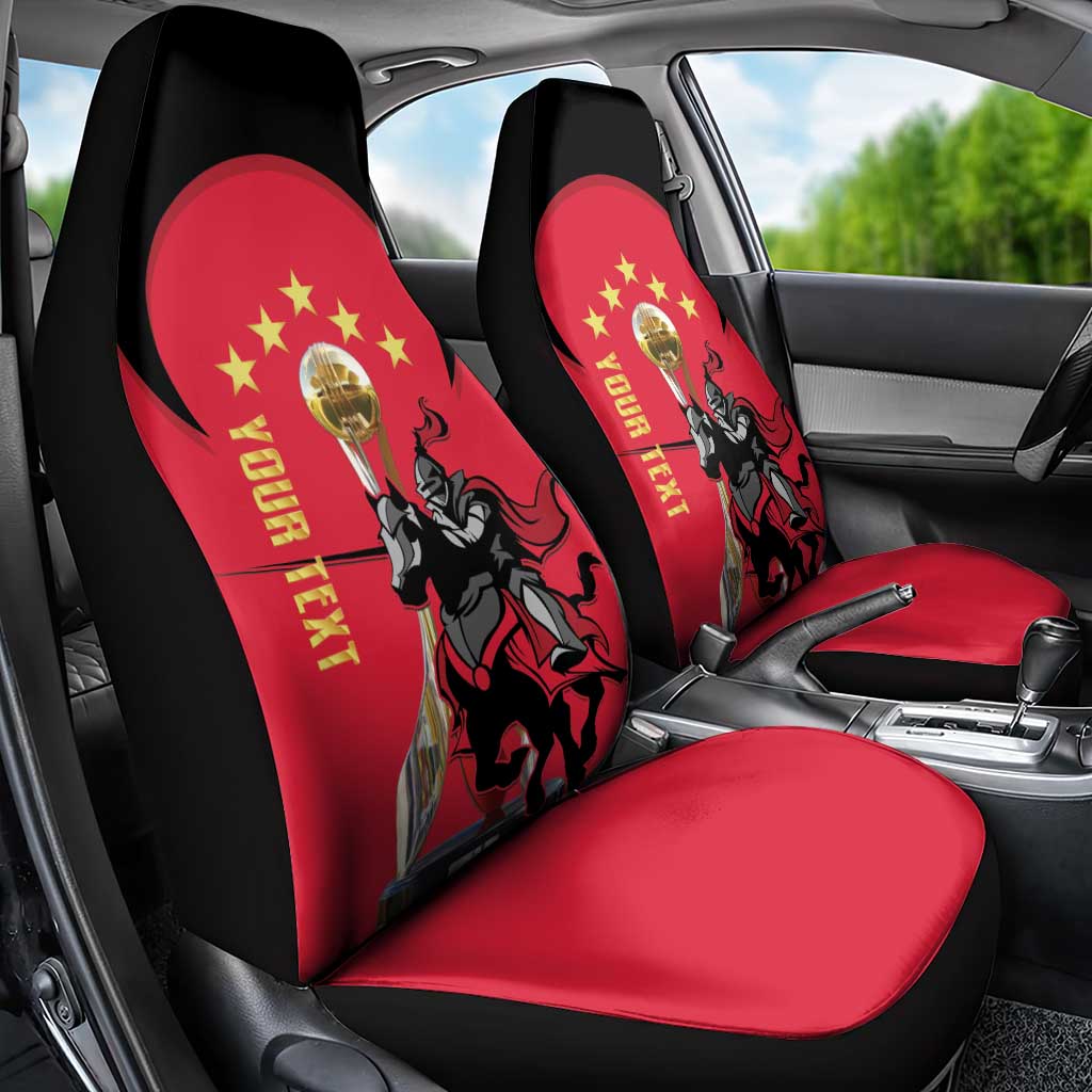 Trinidad and Tobago Cricket Personalized Car Seat Cover Trinbago Knight Riders 5th Champions Proud - Wonder Print Shop
