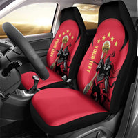 Trinidad and Tobago Cricket Personalized Car Seat Cover Trinbago Knight Riders 5th Champions Proud - Wonder Print Shop
