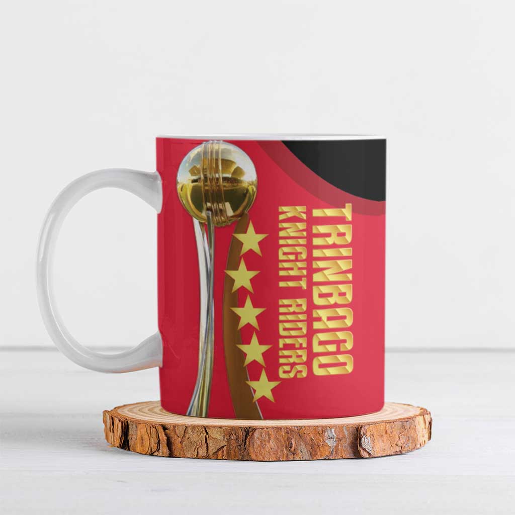 Trinidad and Tobago Cricket Personalized Ceramic Mug Trinbago Knight Riders 5th Champions Proud - Wonder Print Shop