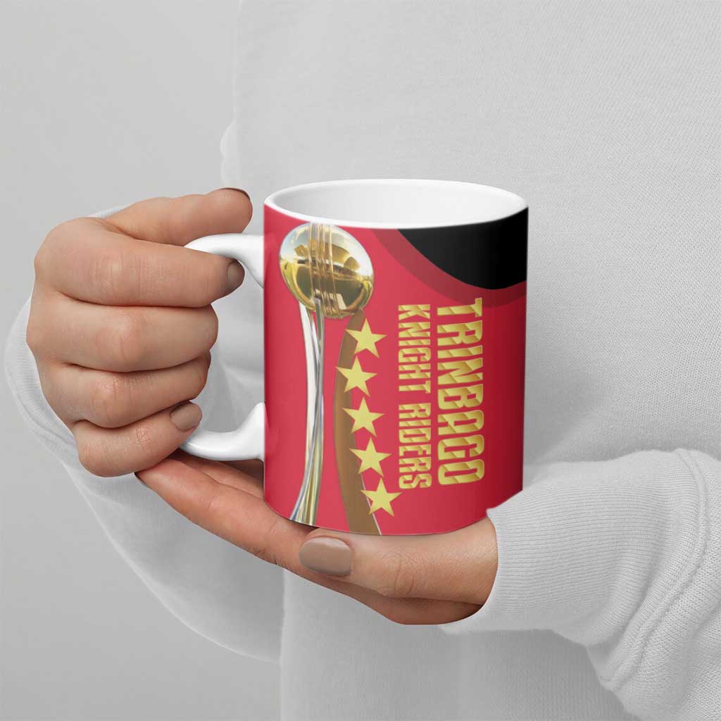 Trinidad and Tobago Cricket Personalized Ceramic Mug Trinbago Knight Riders 5th Champions Proud - Wonder Print Shop