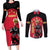 Trinidad and Tobago Cricket Personalized Couples Matching Long Sleeve Bodycon Dress and Long Sleeve Button Shirt Trinbago Knight Riders 5th Champions Proud - Wonder Print Shop