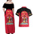 Trinidad and Tobago Cricket Personalized Couples Matching Off Shoulder Maxi Dress and Hawaiian Shirt Trinbago Knight Riders 5th Champions Proud - Wonder Print Shop