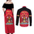 Trinidad and Tobago Cricket Personalized Couples Matching Off Shoulder Maxi Dress and Long Sleeve Button Shirt Trinbago Knight Riders 5th Champions Proud - Wonder Print Shop