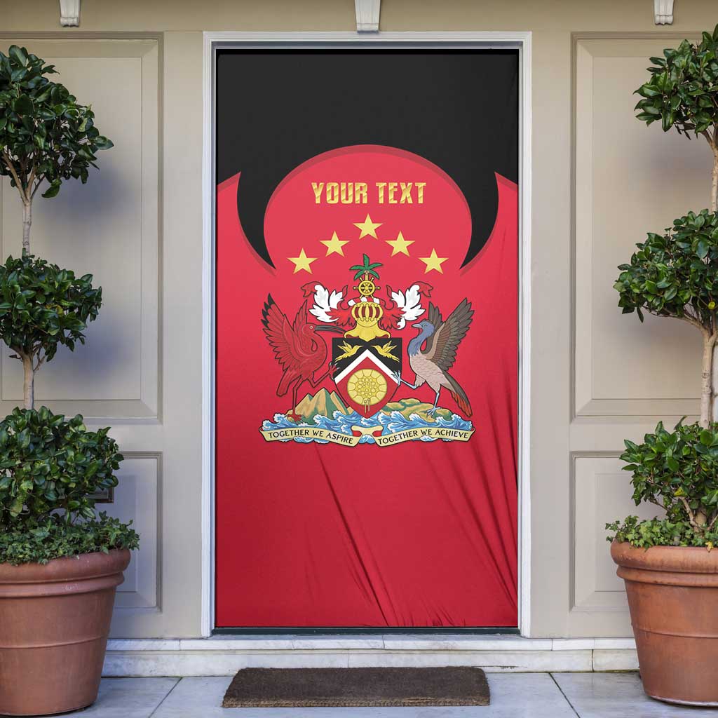 Trinidad and Tobago Cricket Personalized Door Cover Trinbago Knight Riders 5th Champions Proud - Wonder Print Shop