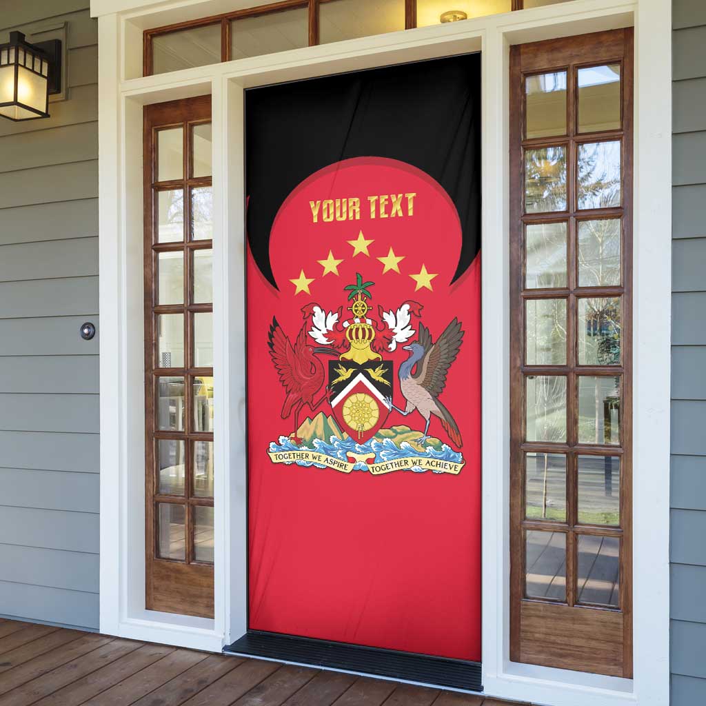 Trinidad and Tobago Cricket Personalized Door Cover Trinbago Knight Riders 5th Champions Proud - Wonder Print Shop