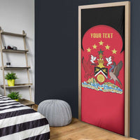 Trinidad and Tobago Cricket Personalized Door Cover Trinbago Knight Riders 5th Champions Proud - Wonder Print Shop