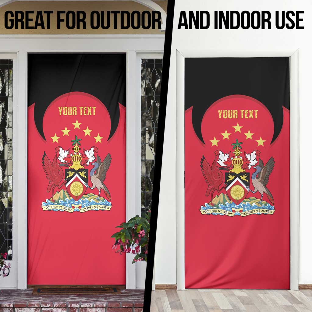 Trinidad and Tobago Cricket Personalized Door Cover Trinbago Knight Riders 5th Champions Proud - Wonder Print Shop