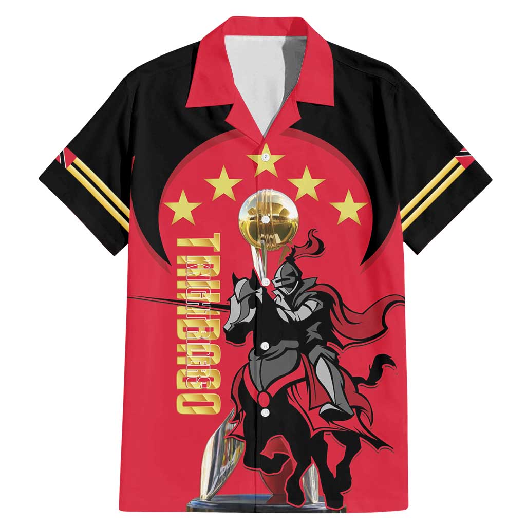 Trinidad and Tobago Cricket Personalized Family Matching Mermaid Dress and Hawaiian Shirt Trinbago Knight Riders 5th Champions Proud - Wonder Print Shop
