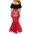 Trinidad and Tobago Cricket Personalized Family Matching Mermaid Dress and Hawaiian Shirt Trinbago Knight Riders 5th Champions Proud - Wonder Print Shop