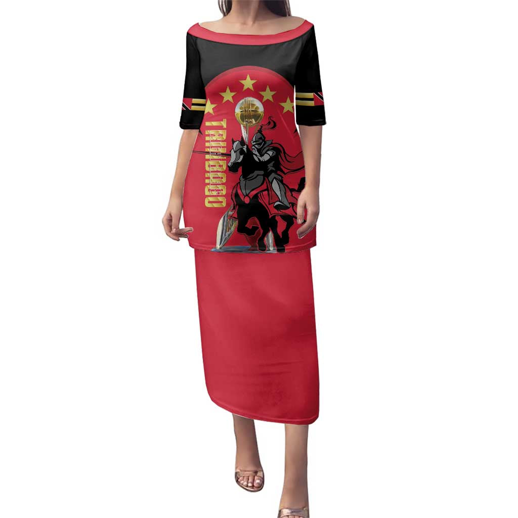 Trinidad and Tobago Cricket Personalized Family Matching Puletasi and Hawaiian Shirt Trinbago Knight Riders 5th Champions Proud - Wonder Print Shop