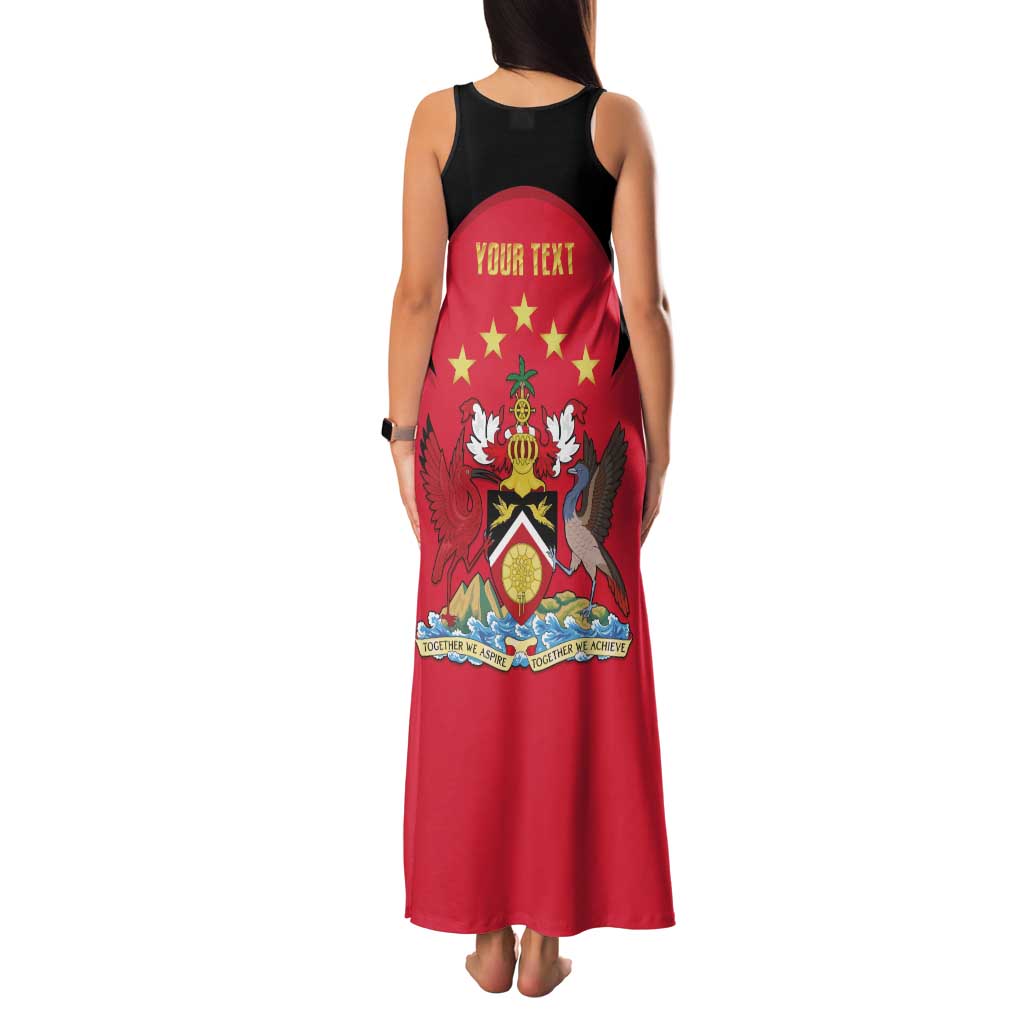 Trinidad and Tobago Cricket Personalized Family Matching Tank Maxi Dress and Hawaiian Shirt Trinbago Knight Riders 5th Champions Proud - Wonder Print Shop