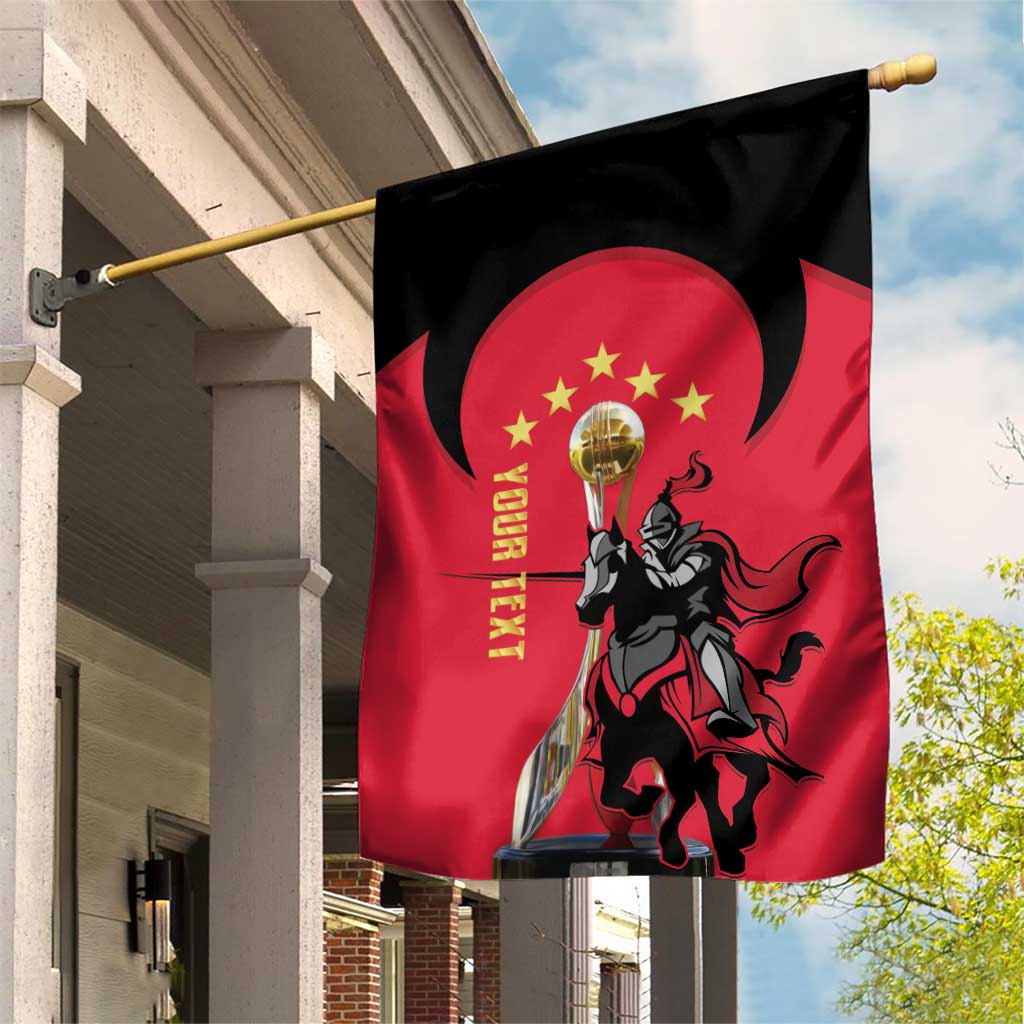 Trinidad and Tobago Cricket Personalized Garden Flag Trinbago Knight Riders 5th Champions Proud - Wonder Print Shop