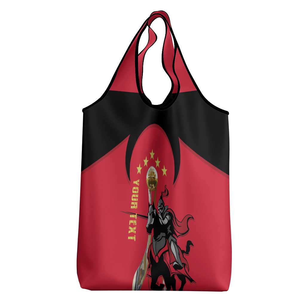 Trinidad and Tobago Cricket Personalized Grocery Bag Trinbago Knight Riders 5th Champions Proud - Wonder Print Shop