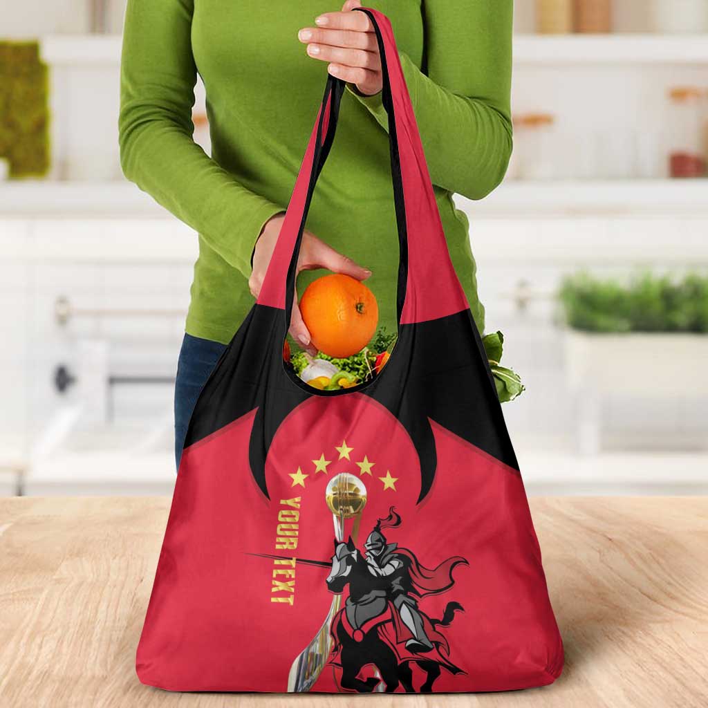 Trinidad and Tobago Cricket Personalized Grocery Bag Trinbago Knight Riders 5th Champions Proud - Wonder Print Shop