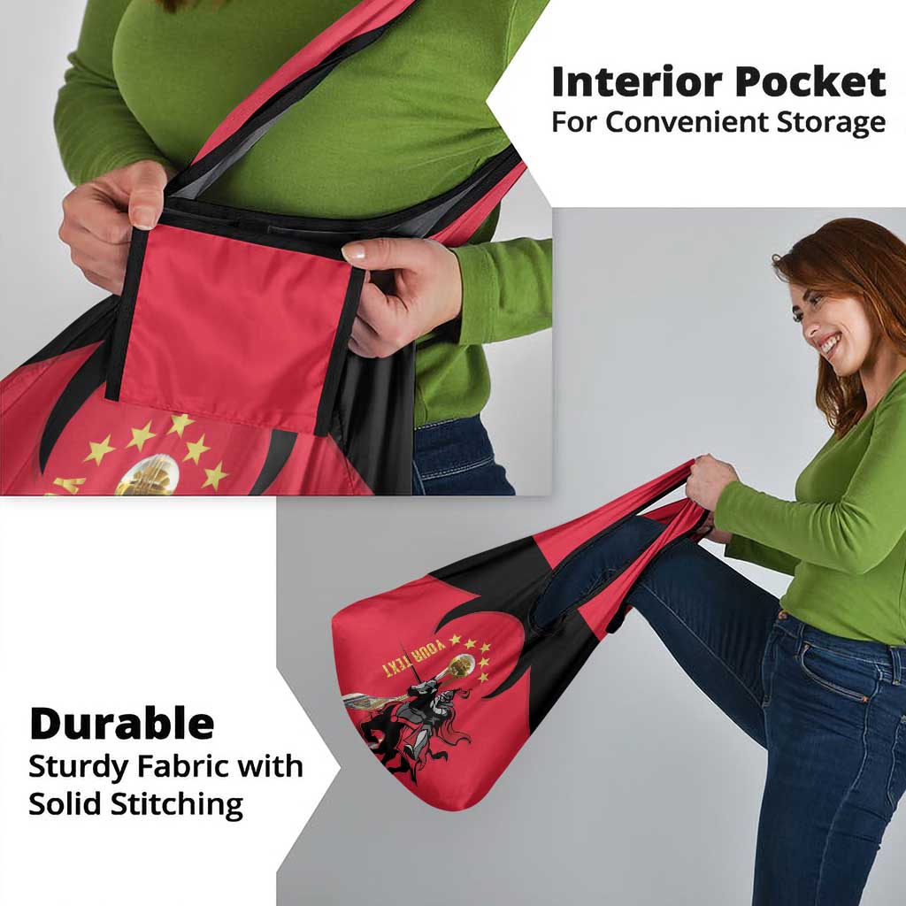 Trinidad and Tobago Cricket Personalized Grocery Bag Trinbago Knight Riders 5th Champions Proud - Wonder Print Shop