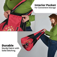 Trinidad and Tobago Cricket Personalized Grocery Bag Trinbago Knight Riders 5th Champions Proud - Wonder Print Shop