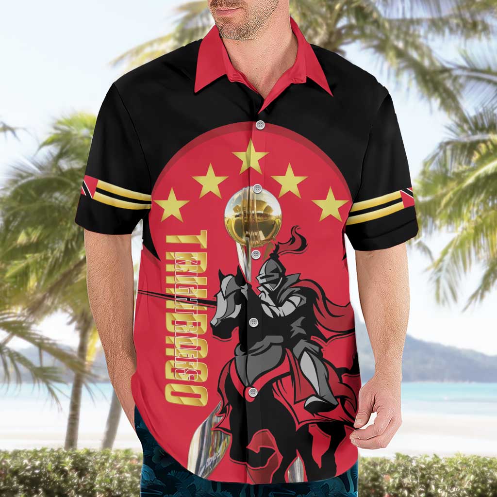 Trinidad and Tobago Cricket Personalized Hawaiian Shirt Trinbago Knight Riders 5th Champions Proud - Wonder Print Shop