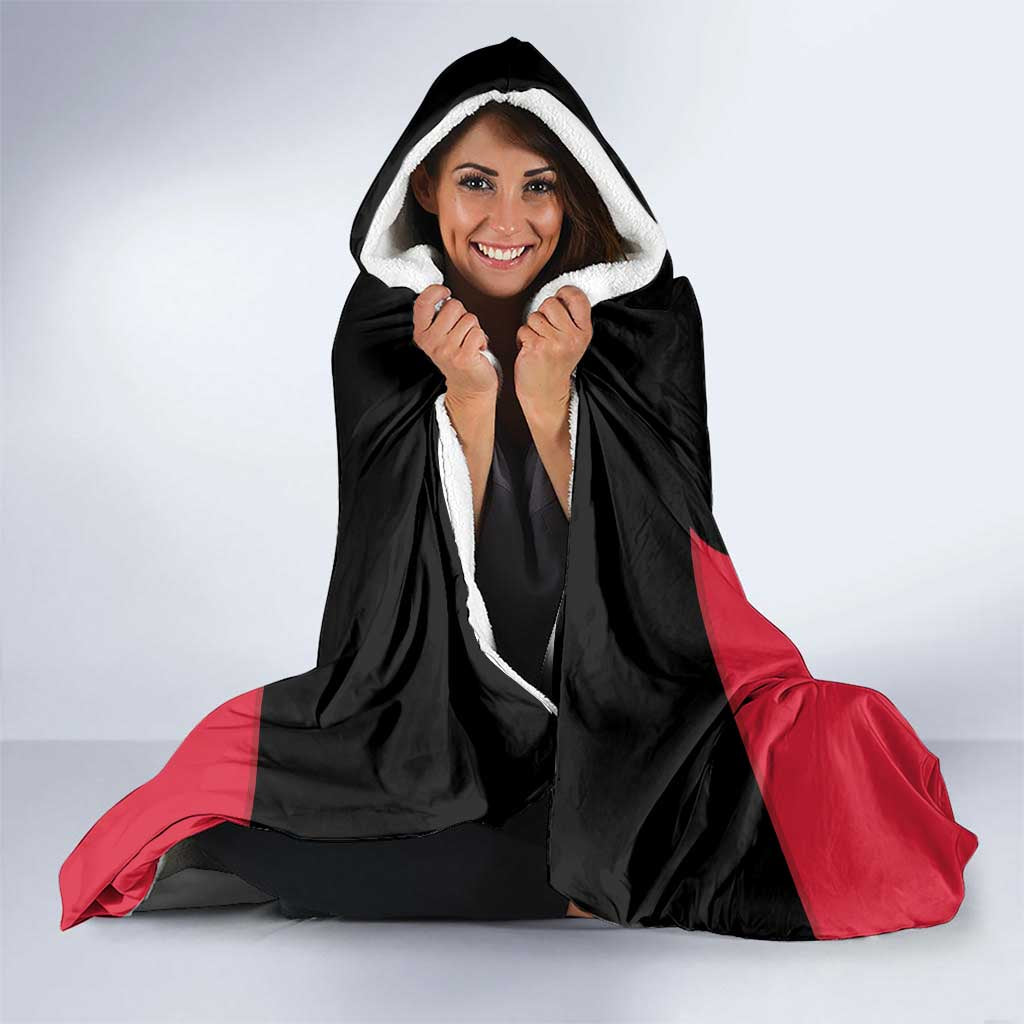 Trinidad and Tobago Cricket Personalized Hooded Blanket Trinbago Knight Riders 5th Champions Proud - Wonder Print Shop