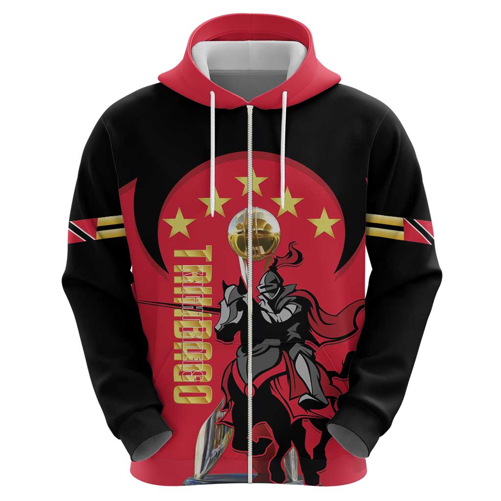 Trinidad and Tobago Cricket Personalized Hoodie Trinbago Knight Riders 5th Champions Proud - Wonder Print Shop
