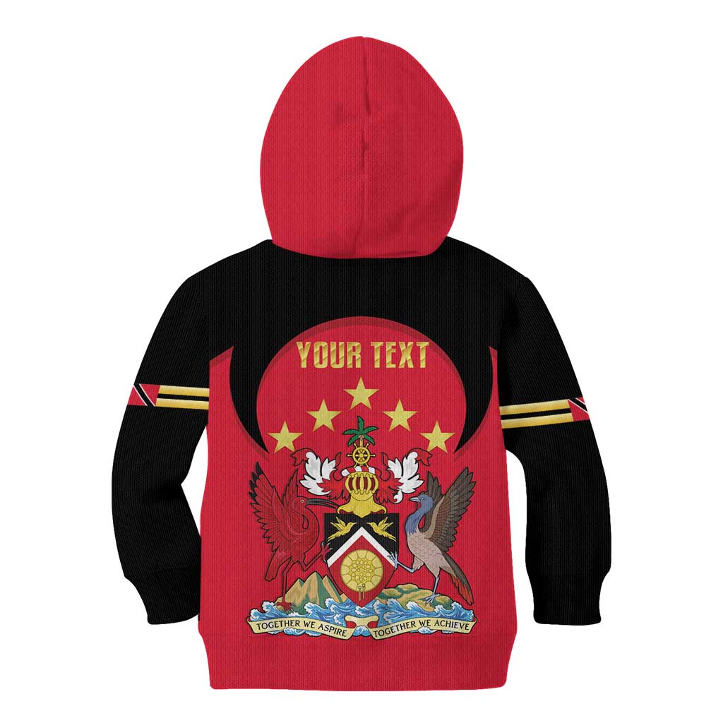 Trinidad and Tobago Cricket Personalized Kid Hoodie Trinbago Knight Riders 5th Champions Proud - Wonder Print Shop