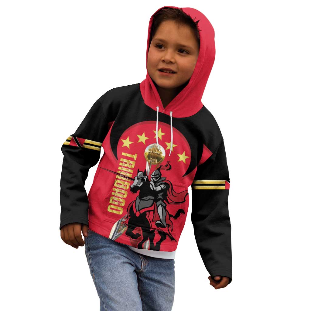 Trinidad and Tobago Cricket Personalized Kid Hoodie Trinbago Knight Riders 5th Champions Proud - Wonder Print Shop